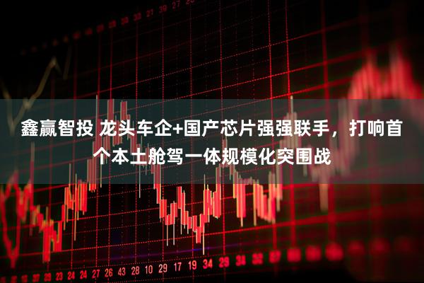 鑫赢智投 龙头车企+国产芯片强强联手，打响首个本土舱驾一体规模化突围战